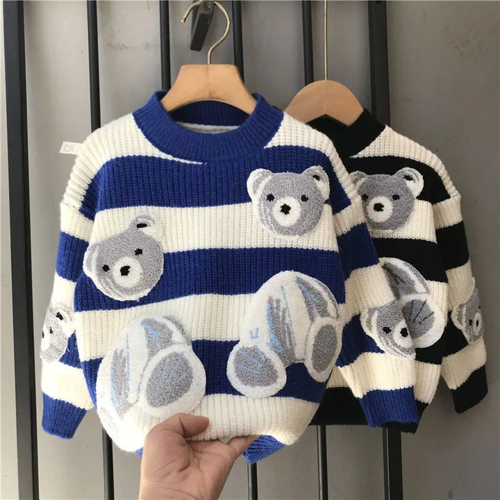 Striped Bear Sweater