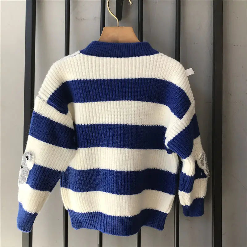 Striped Bear Sweater