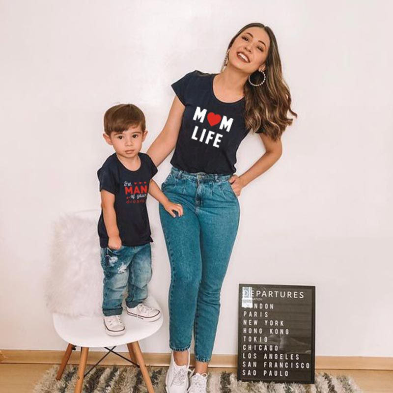 Mom Life/ Man of your Dreams T-Shirts - Shopminidrip