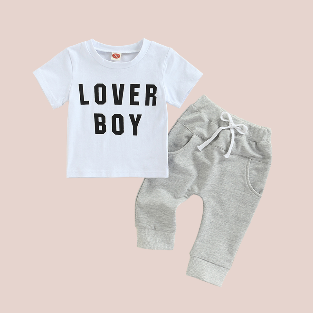 Lover Boy Top W/ Pants - Shopminidrip