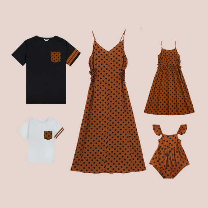 Polka Dot Family Outfit - Shopminidrip