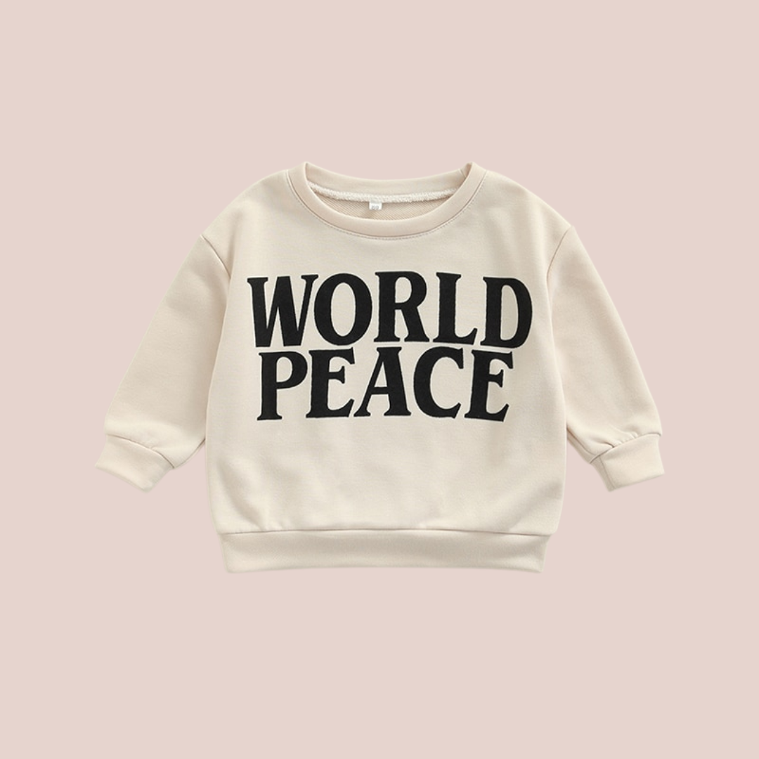 World Peace Sweat Shirt - Shopminidrip